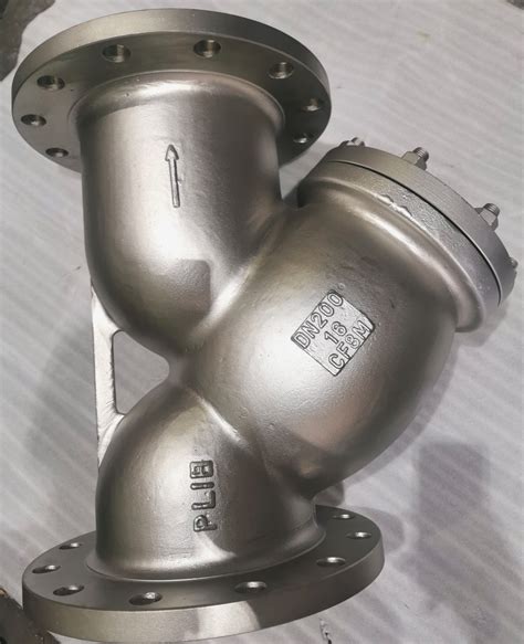 Ductile Cast Iron Y Type Strainer Flanged Class 125 150 Stainless