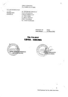 Tim Kajian Pemekaran Kabupaten Kepulauan Aru Surat Keputusan Tua