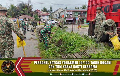 Tni Ad On Twitter Personel Satgas Yonarmed Trk Bogani Bersama