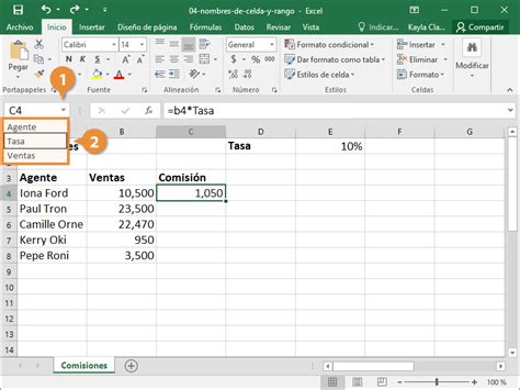 C Mo Nombrar Una Celda O Rango En Excel Para Dummies Hot Sex Picture