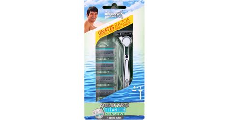 Wilkinson Sword Quattro Titanium Sensitive Rasoio Lame Di Ricambio