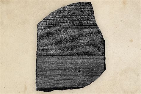 Jean Fran Ois Champollion Deciphers The Rosetta Stone Jstor Daily