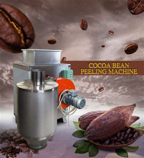 China Cocoa Beans Peeling Coffee Bean Huller Skin Removing Machine