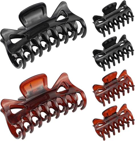 Dxling Pi Ces Pinces Cheveux En Plastique Clips Pinces Griffes