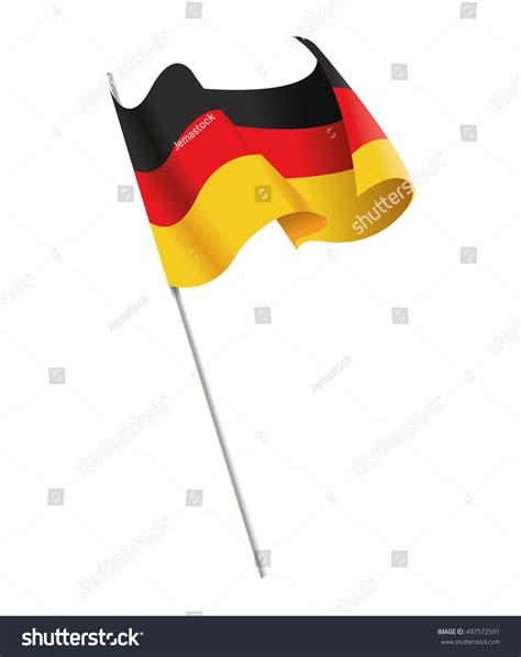 Isolated Flag Germany Design Stock Vector (Royalty Free) 497572591 ...