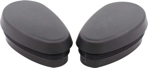 Newyall Set Of 2 Black Oval Running Board End Caps Automotive