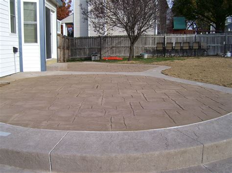 Stamped Concrete Patio Color Ideas