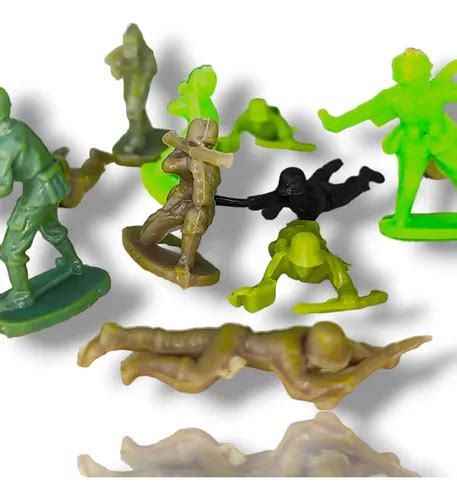 Soldados De Plastico Miniatura Bonecos Guerra Militar