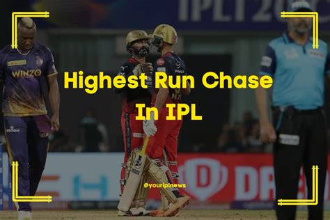 Highest Run Chase In Ipl Biggest Run Chase In Ipl 2023