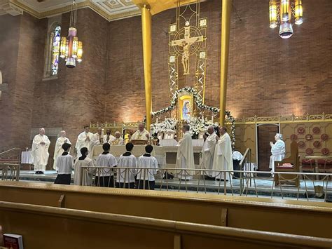 Cardinal Dolan Celebrates 100th Anniversary Mass At Church Of St