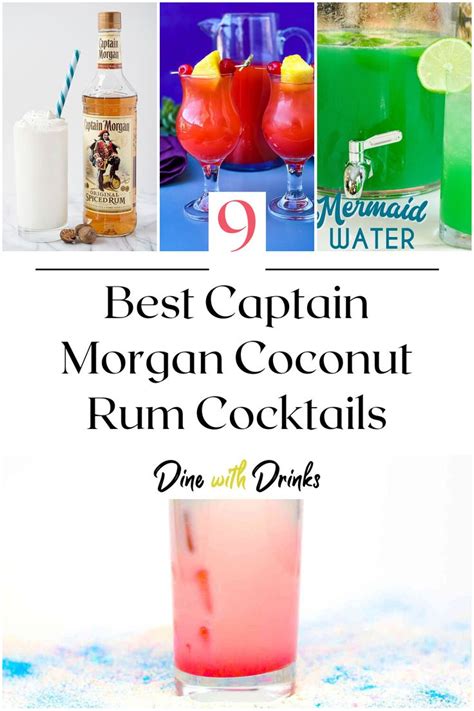 9 Best Captain Morgan Coconut Rum Cocktails DineWithDrinks Recipe