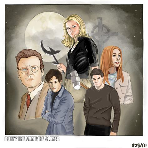 My recently finished Buffy fan art - I wanted to share : r/buffy