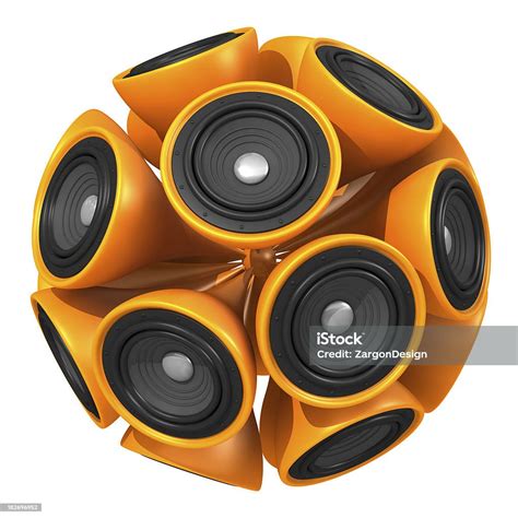 Speaker Ball Stock Photo Download Image Now Speaker Cut Out White