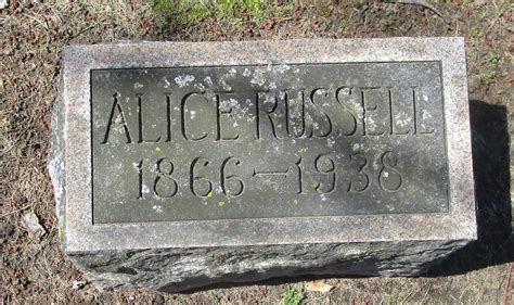 Alice Mary Jane Manley Russell 1866 1938 Mémorial Find A Grave