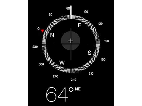 The Digital Compass Resembles A Magnetic Needle Compass Iphone Screen Iphone Apple Iphone