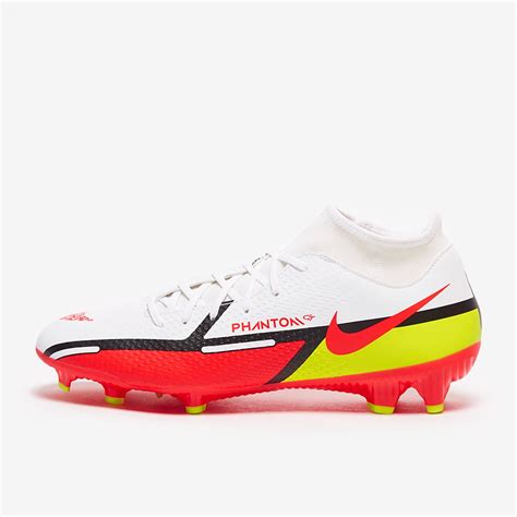 Nike Phantom Gt Ii Academy Fg Mg Blanc Carmin Volt Blanc Carmin