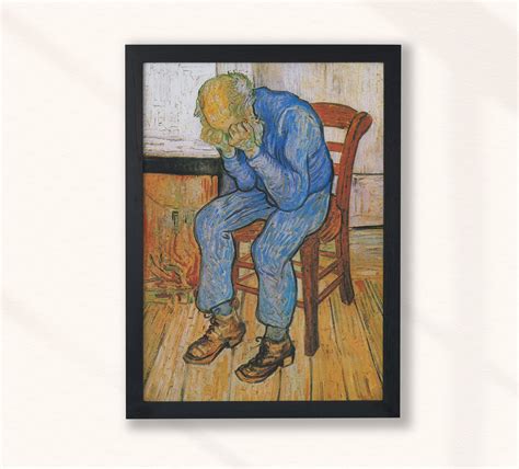 Vincent Van Gogh At Eternity S Gate Sorrowing Old Man Etsy