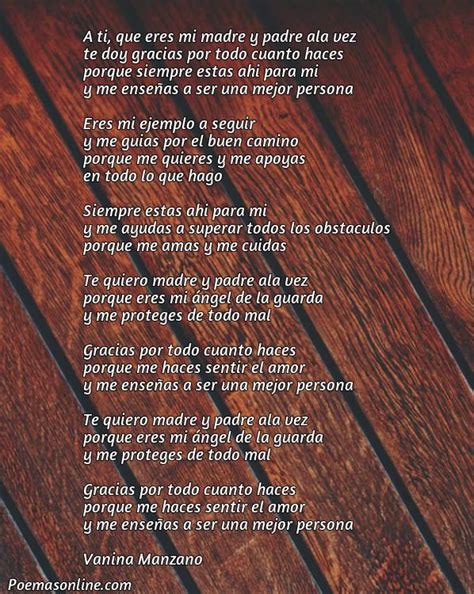 Cinco Mejores Poemas Para Madre Y Padre Ala Vez Poemas Online