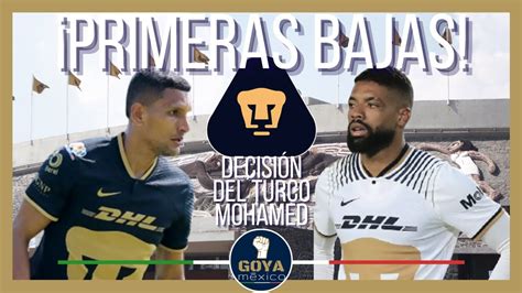 HIGOR MERITAO Y DIOGO DE OLIVEIRA BAJAS DE PUMAS Goya México YouTube