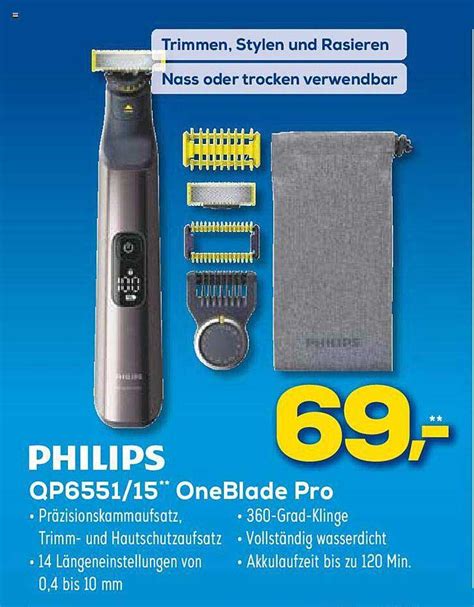 Philips Qp Oneblade Pro Angebot Bei Euronics Xxl Prospekte De