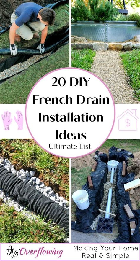 20 Easy DIY French Drain Installation Guides To Save Money | French ...