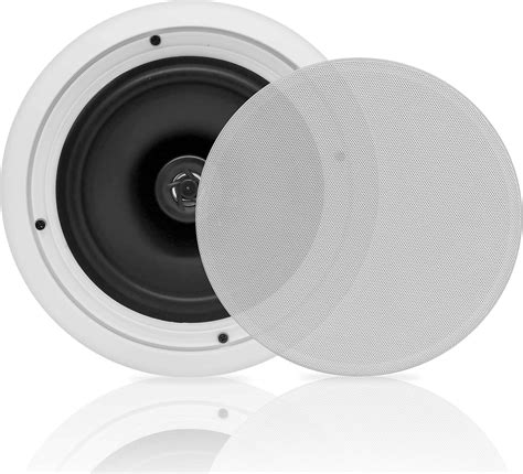 Pyle Altoparlanti Casse Audio Da Incasso 20 Centimetri 2 Vie Coppia Woofer 2 54 Centimetri