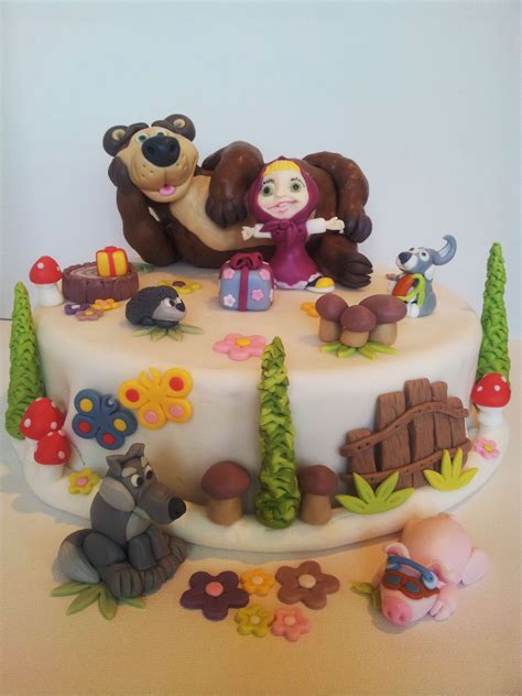 Cake Tort Sugarcraft Masa Cukrowa Inspiration Inspiracja Masha