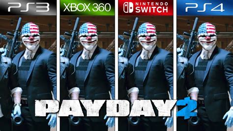 Payday Ps Vs Xbox Vs Switch Vs Ps Graphics Comparison