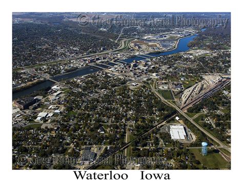 Aerial Photo of Waterloo Iowa – America from the Sky