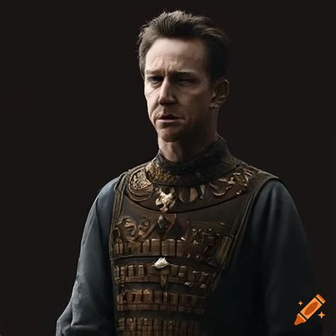 Edward Norton As The Leper King Baldwin Iv In The Film Kingdom Of