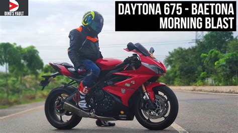 Triumph Daytona 675 with Arrow Exhaust Baetona India Review Morning ...