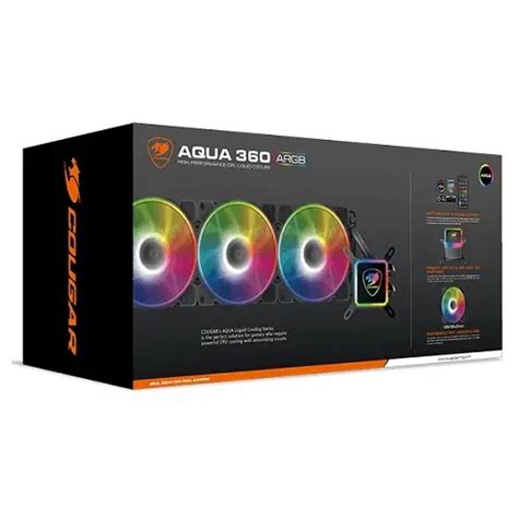 Cougar Aqua Argb 360 Cgr Aqua Argb 360 360mm Rgb İşlemci Sıvı Soğutucu