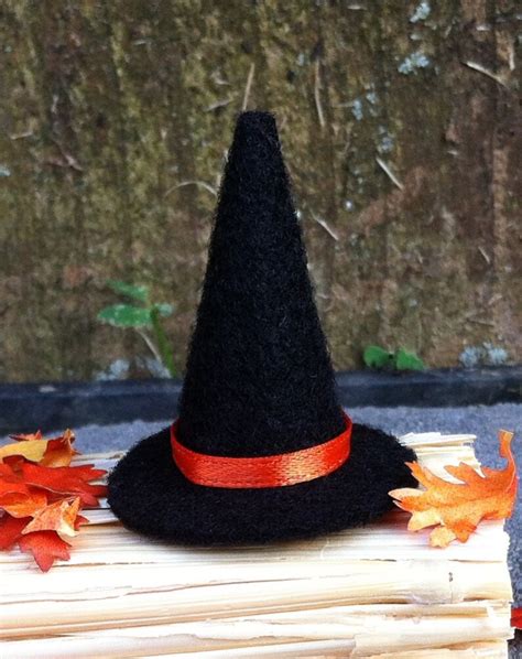 Dollhouse Miniature Halloween Witch Hat Black Costume 1 Scale Etsy