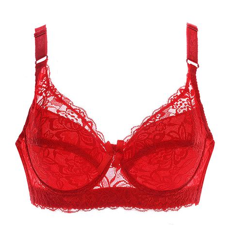 Munlar Wire Free Women S Bra Push Up Lightly Lined Red T Shirt Bra Lace