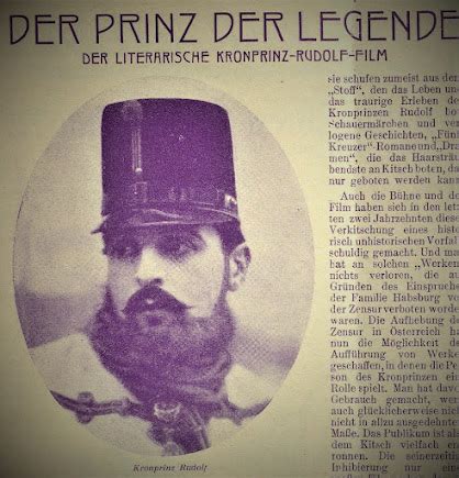 Munich Co Tragödie im Hause Habsburg Der Prinz der Legende 1924