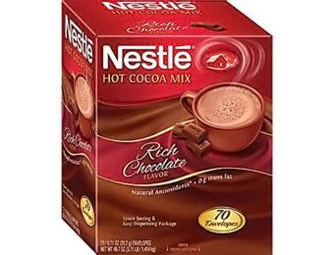 Off Nestle Instant Hot Cocoa Mix Packets Free Store Pickup