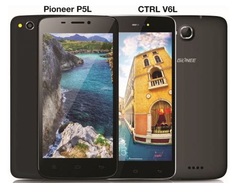 Gionee CTRL V6L and Gionee Pioneer P5L 4G LTE smartphones launched