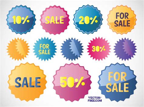 Free Sales Stickers Vector Art & Graphics | freevector.com