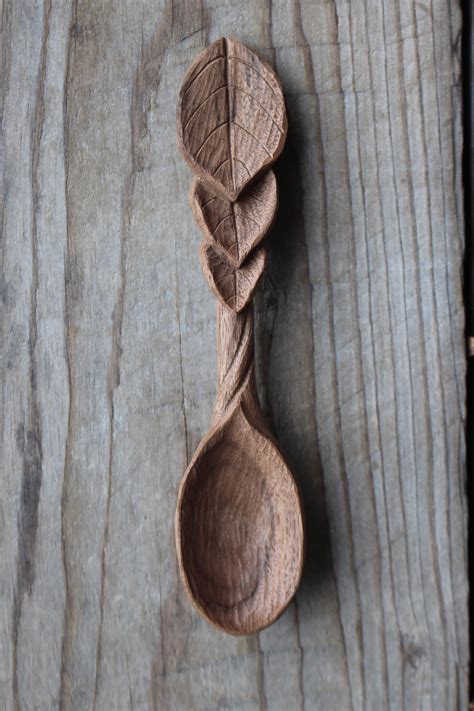 Carved Wooden Spoon Patterns