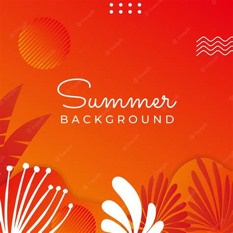 Premium Vector Summer Social Media Banner With Flowers And Tropical Summer Leaf Instagram