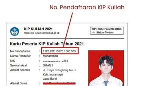 Cara Isi Data Nomor Pendaftaran Kip Kuliah Dan Snmptn Bagi Pendaftar Kip Kuliah Di Laman Ltmpt