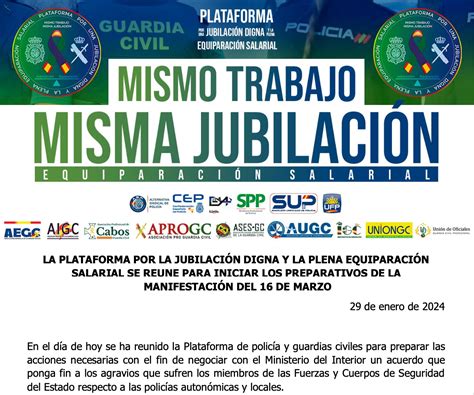 LA PLATAFORMA POR LA JUBILACIÓN DIGNA Y LA PLENA EQUIPARACIÓN SALARIAL