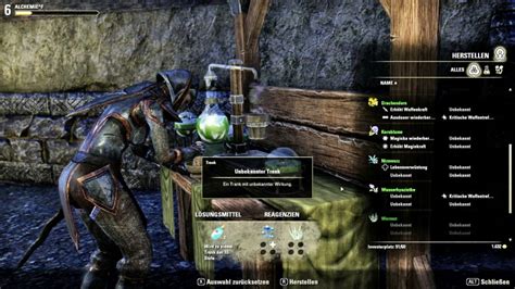 TESO: So funktionieren Analyse und Alchemie - Handwerks-Tipps zu The ...