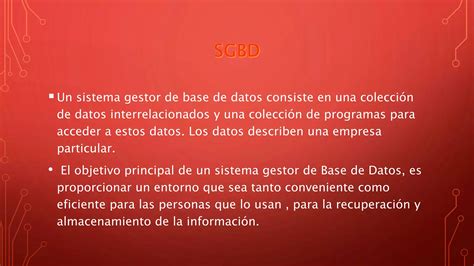 Sistema Gestor De Base De Datos Baltazar Ppt