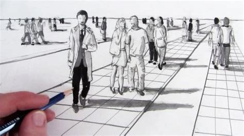 How to Draw People in Perspective | Perspective drawing, Drawing people ...