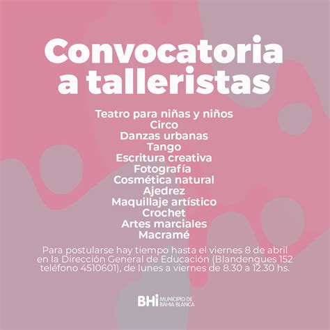 Convocatoria A Talleristas La Brújula 24