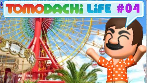 Tomodachi Life 04 Leisure Island Theme Park Youtube