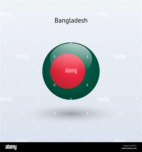 Bangladesh Round Flag Vector Illustration Stock Vector Image Art Alamy