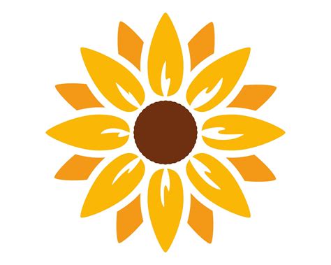 Sunflower SVG - Etsy