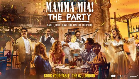 Tickets Mamma Mia The Party The O Arena Greenwich London